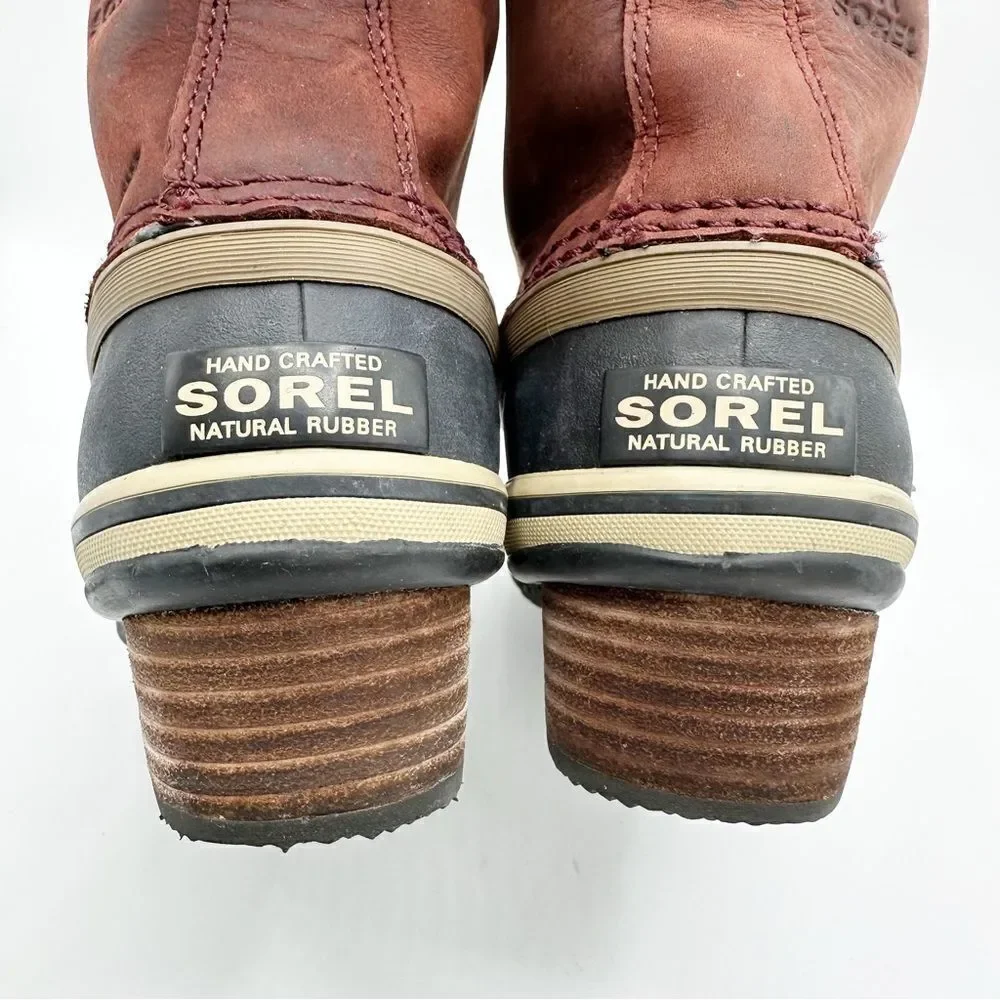 Sorel‎ Slimpack II Waterproof Redwood Snow Boots Sz 6